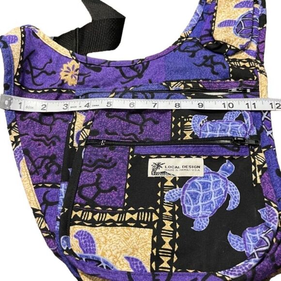 Local Design Made In Hawaii Crossbody Sea Turtle Sack Bag - Picture 7 of 8